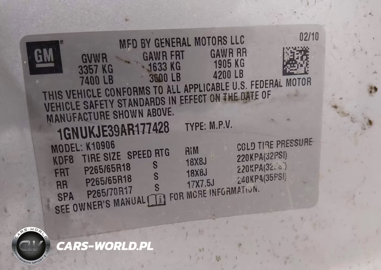2010 Chevrolet Suburban 1500 Lt1 VIN:1GNUKJE39AR177428 - 9