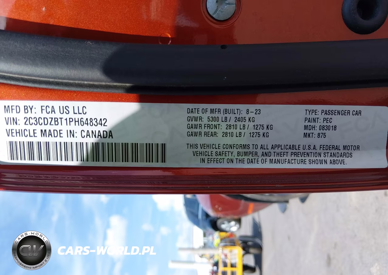 2023 Dodge Challenger R-T VIN:2C3CDZBT1PH648342 - 9