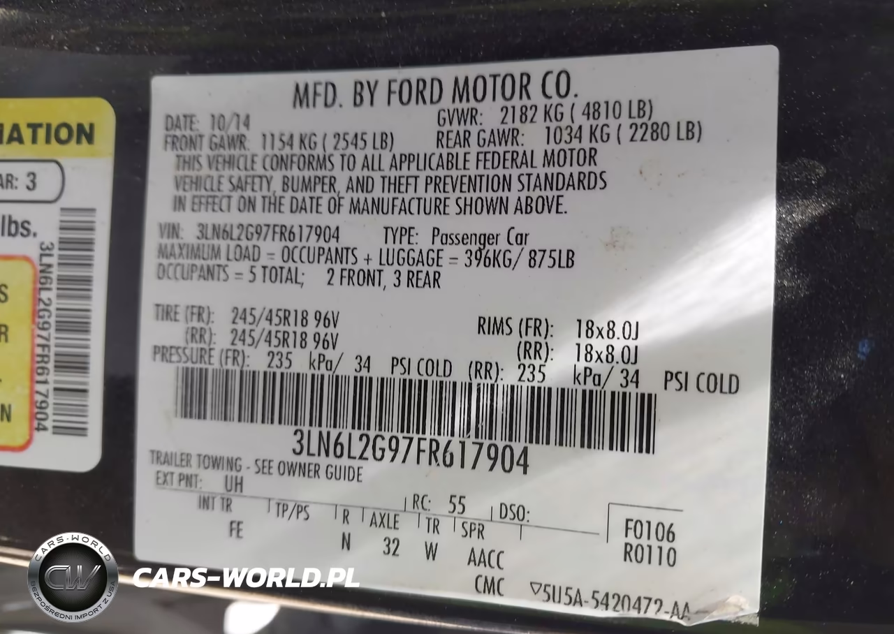 2015 Lincoln Mkz VIN:3LN6L2G97FR617904 - 9