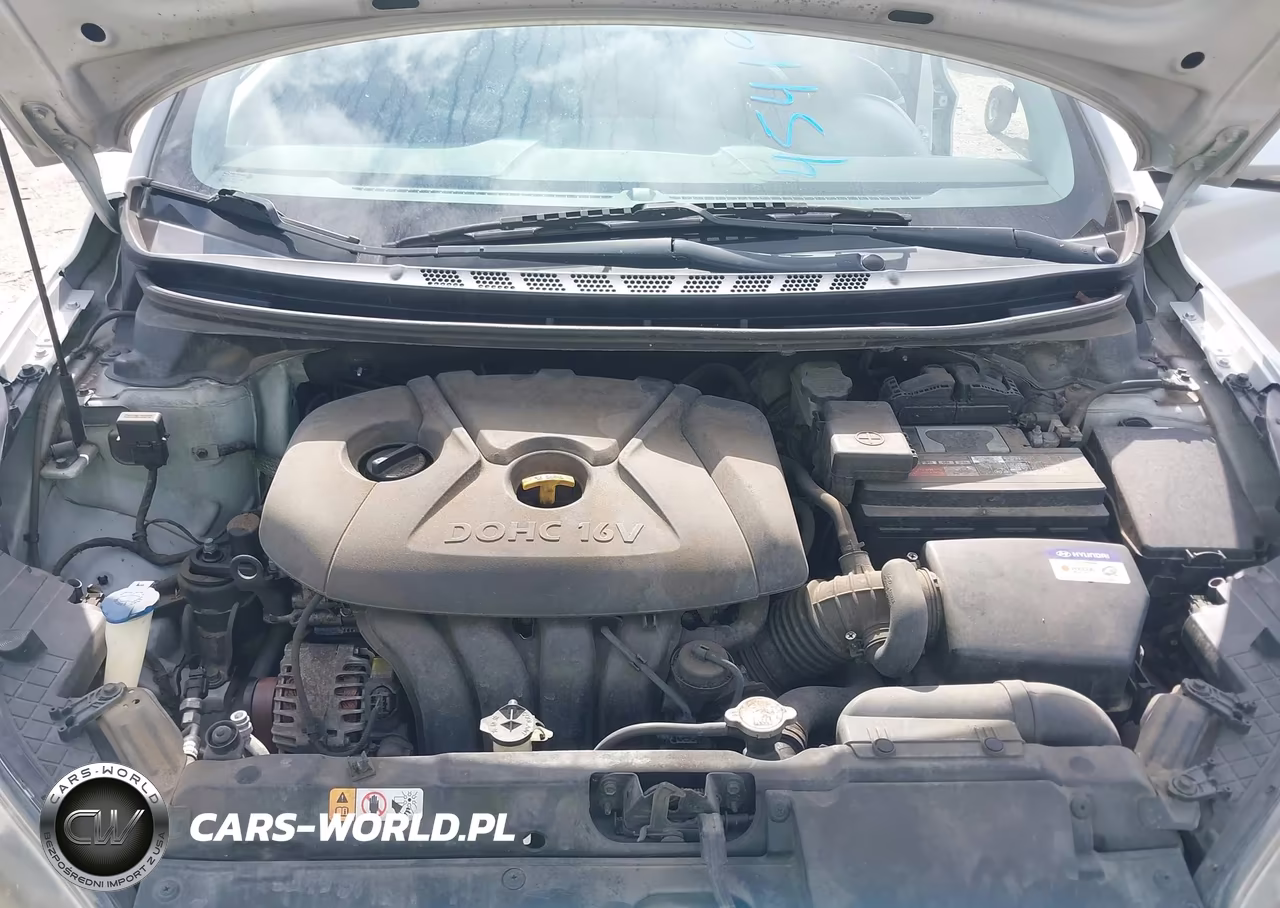 2013 Hyundai Elantra Limited VIN:KMHDH4AE2DU787393 - 10