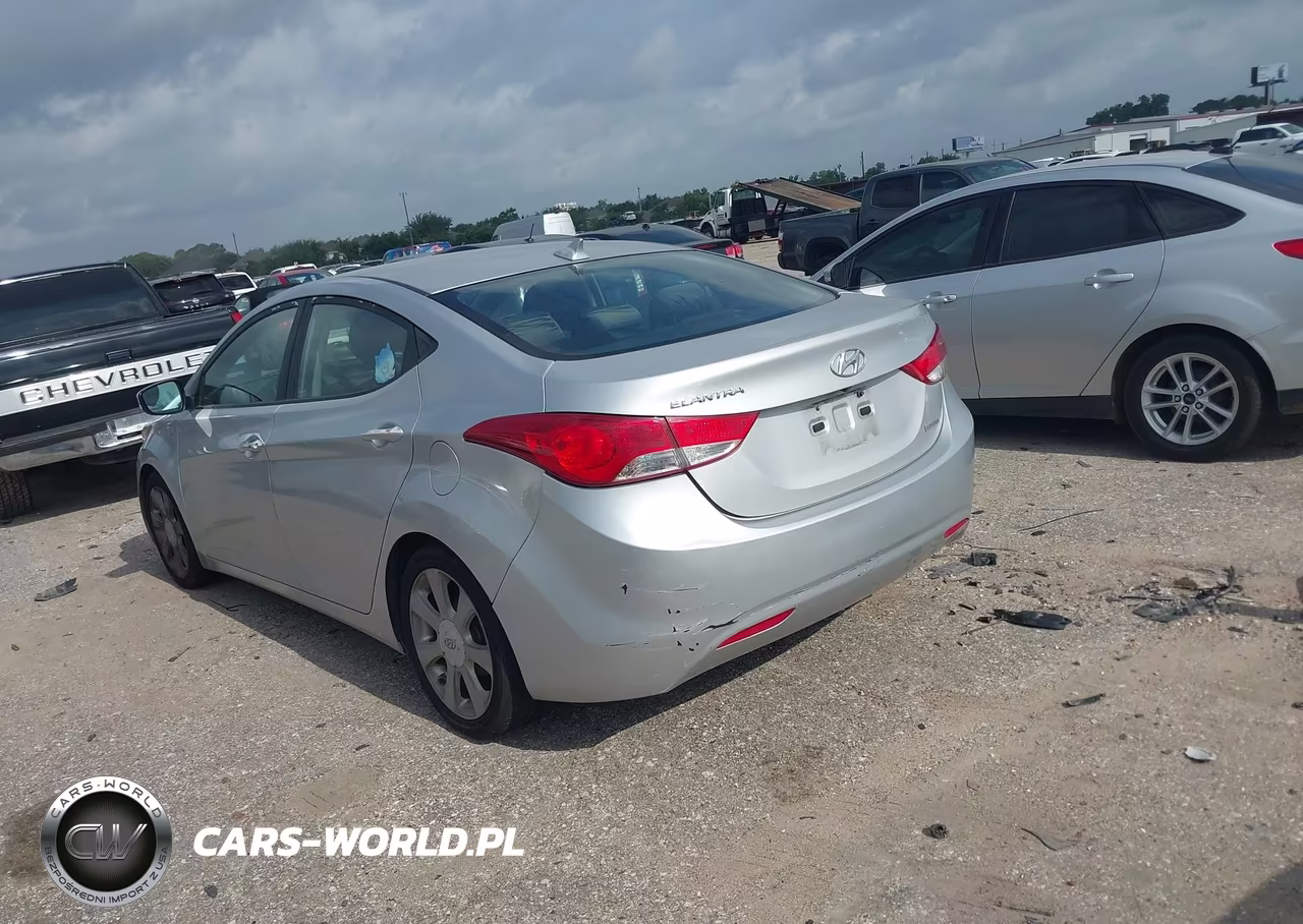 2013 Hyundai Elantra Limited VIN:KMHDH4AE2DU787393 - 3
