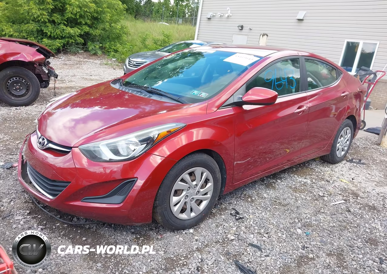 2015 Hyundai Elantra Se VIN:5NPDH4AE2FH609923 - 2