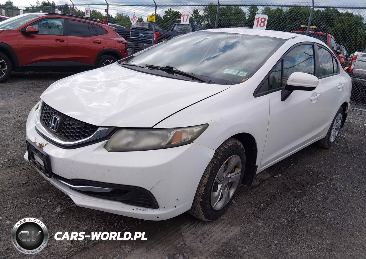 2014 Honda Civic Lx VIN:2HGFB2F55EH525398 - 2