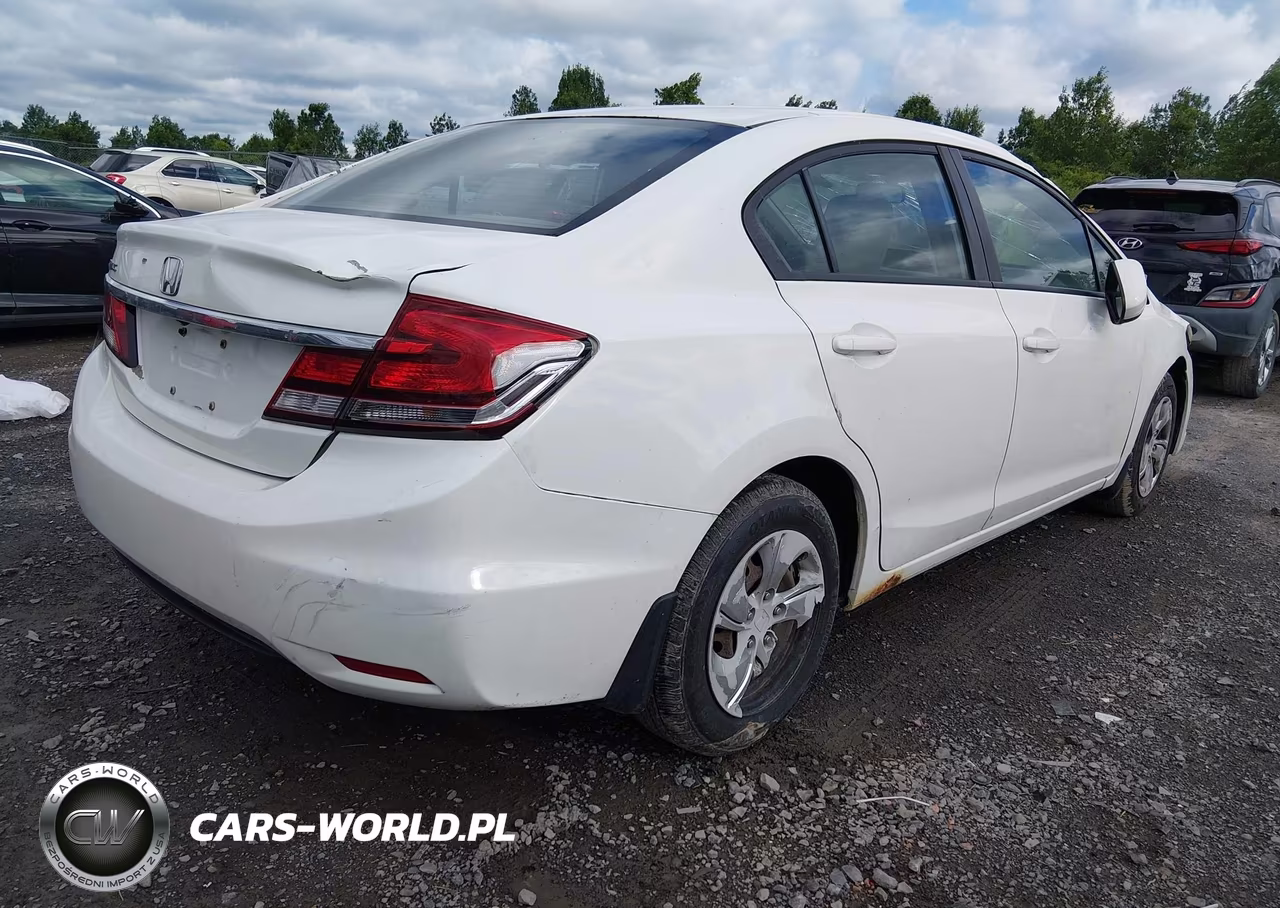 2014 Honda Civic Lx VIN:2HGFB2F55EH525398 - 4
