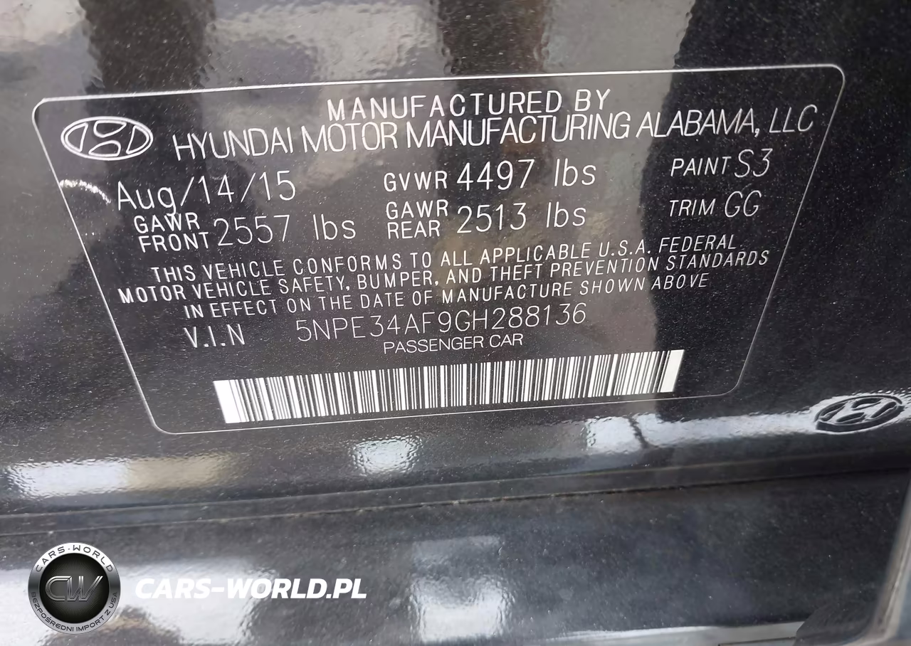 2016 Hyundai Sonata Limited VIN:5NPE34AF9GH288136 - 9