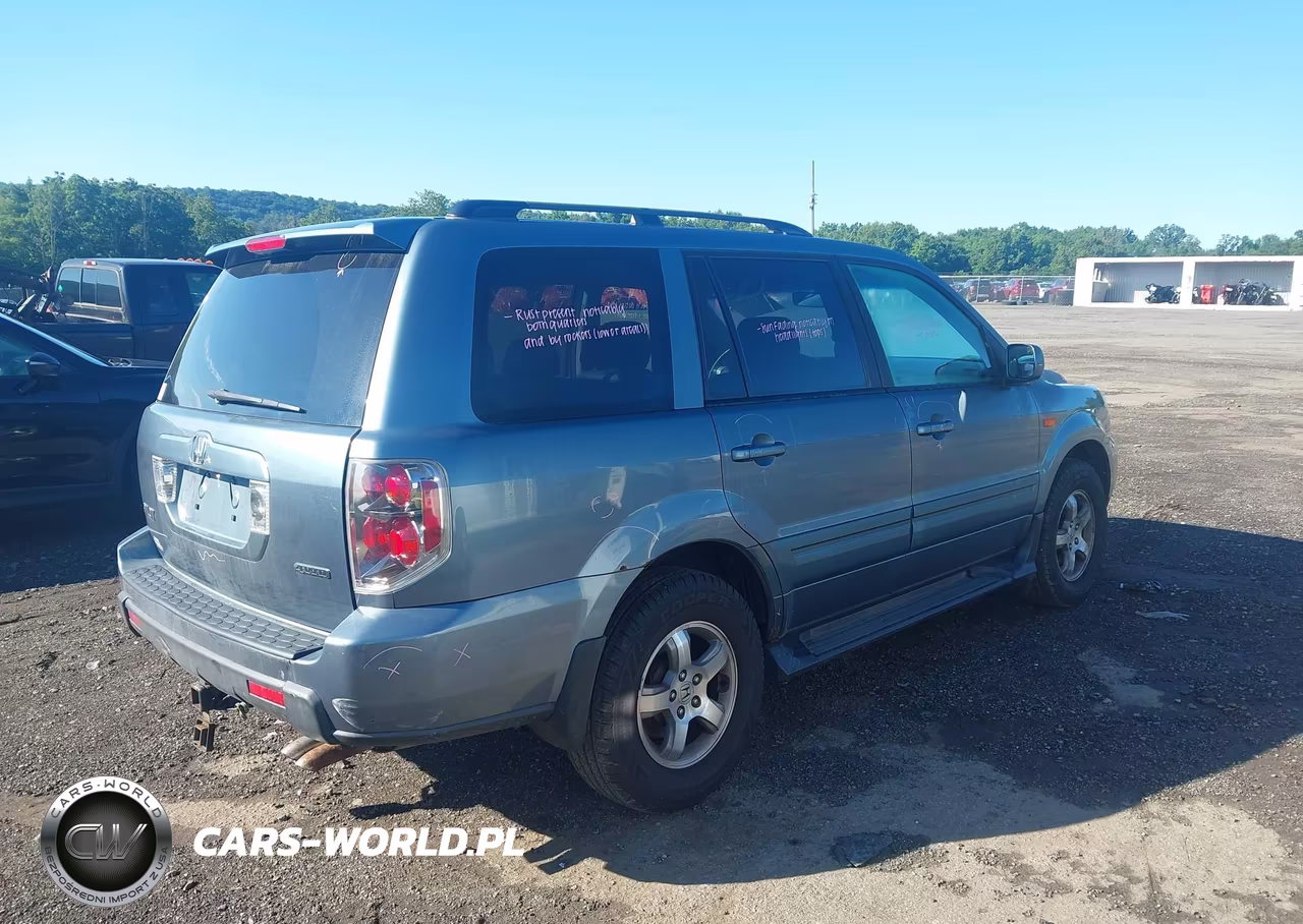 2007 Honda Pilot Ex-L VIN:2HKYF18577H506185 - 4