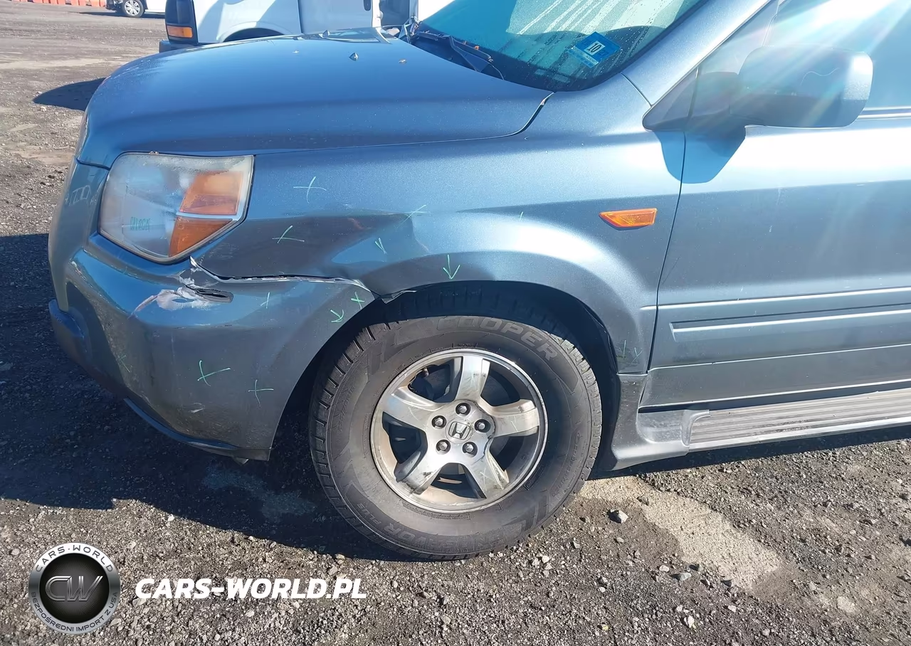 2007 Honda Pilot Ex-L VIN:2HKYF18577H506185 - 6