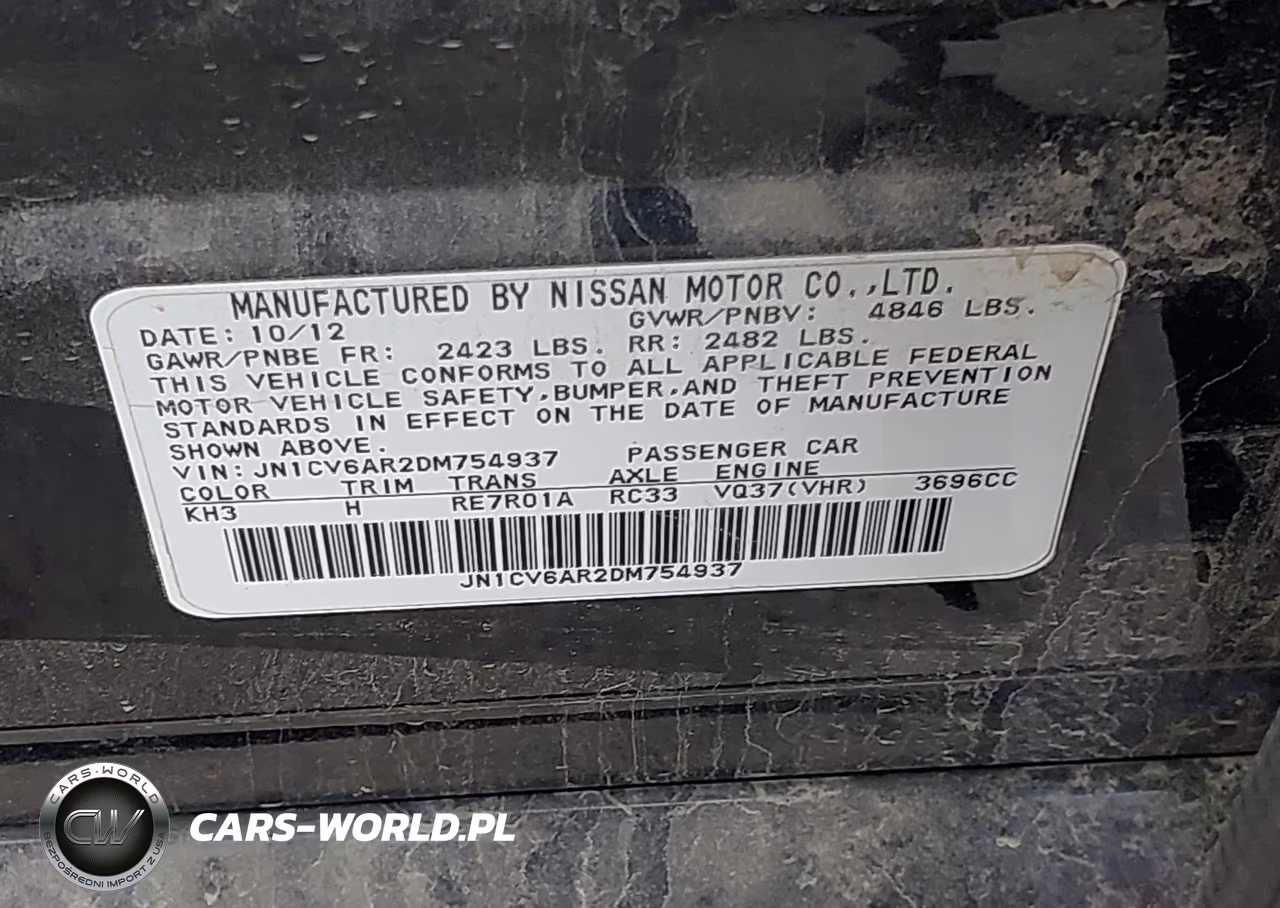 2013 Infiniti G37X VIN:JN1CV6AR2DM754937 - 9