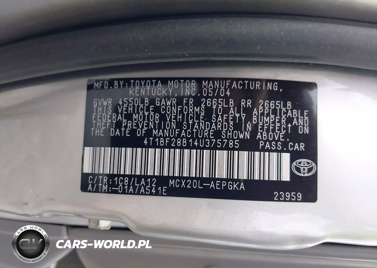 2004 Toyota Avalon Xls VIN:4T1BF28B14U375785 - 9