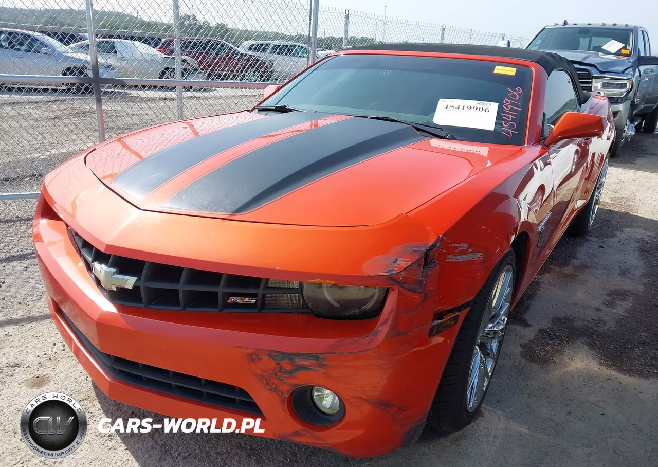 2011 Chevrolet Camaro 2Lt VIN:2G1FC3DD0B9171252 - 2