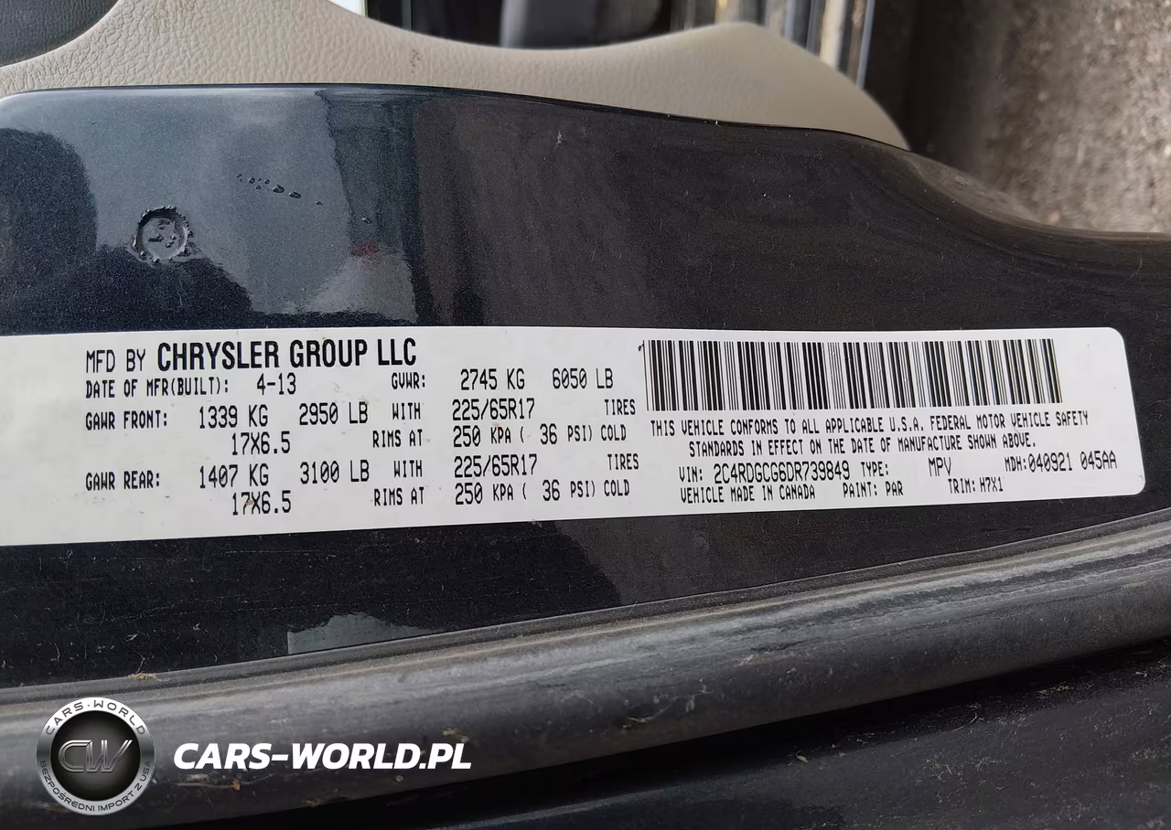 2013 Dodge Grand Caravan Sxt VIN:2C4RDGCG6DR739849 - 9