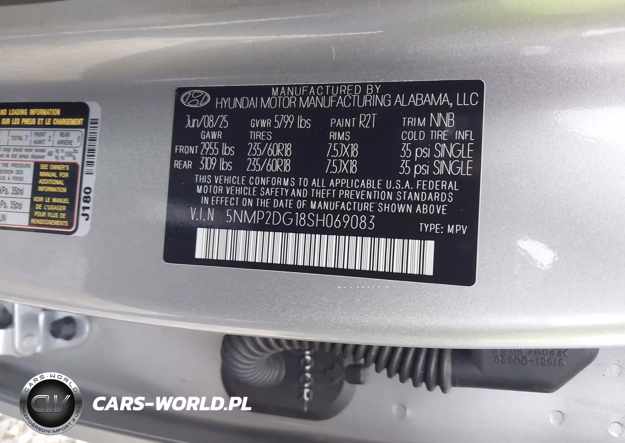 2025 Hyundai Santa Fe Hybrid Sel VIN:5NMP2DG18SH069083 - 9