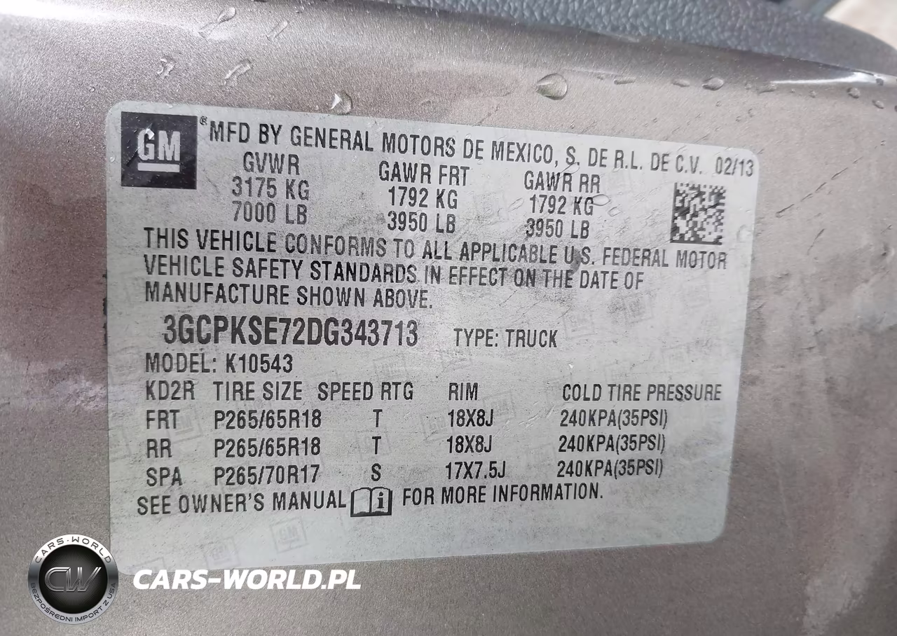 2013 Chevrolet Silverado 1500 Lt VIN:3GCPKSE72DG343713 - 9