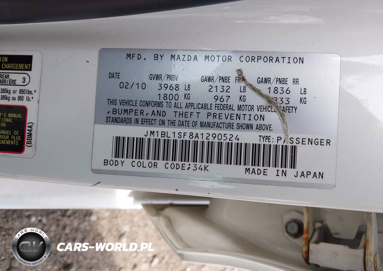 2010 Mazda 3 I VIN:JM1BL1SF8A1290524 - 9