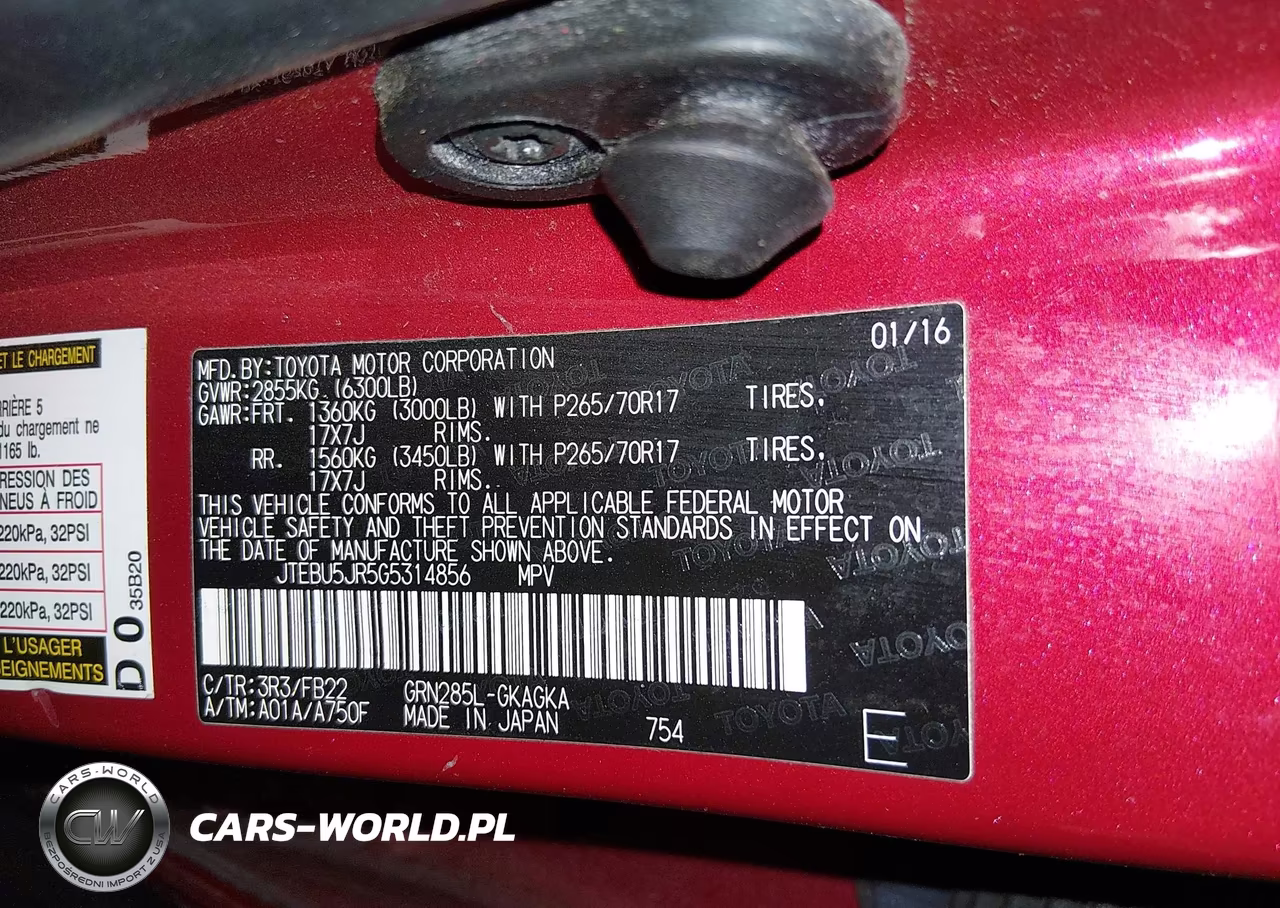 2016 Toyota 4Runner Sr5 VIN:JTEBU5JR5G5314856 - 9