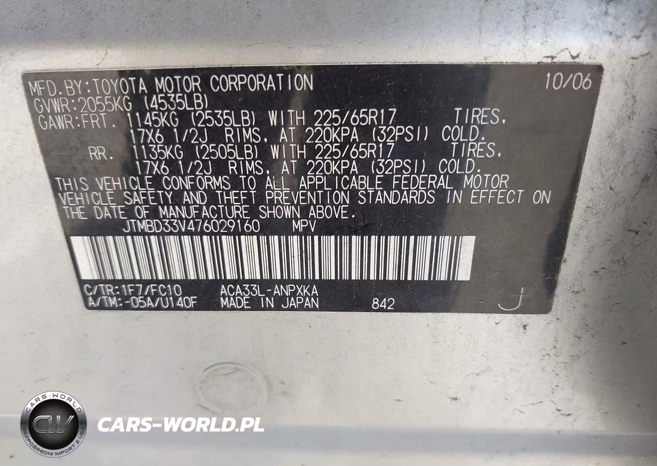 2007 Toyota Rav4 VIN:JTMBD33V476029160 - 9