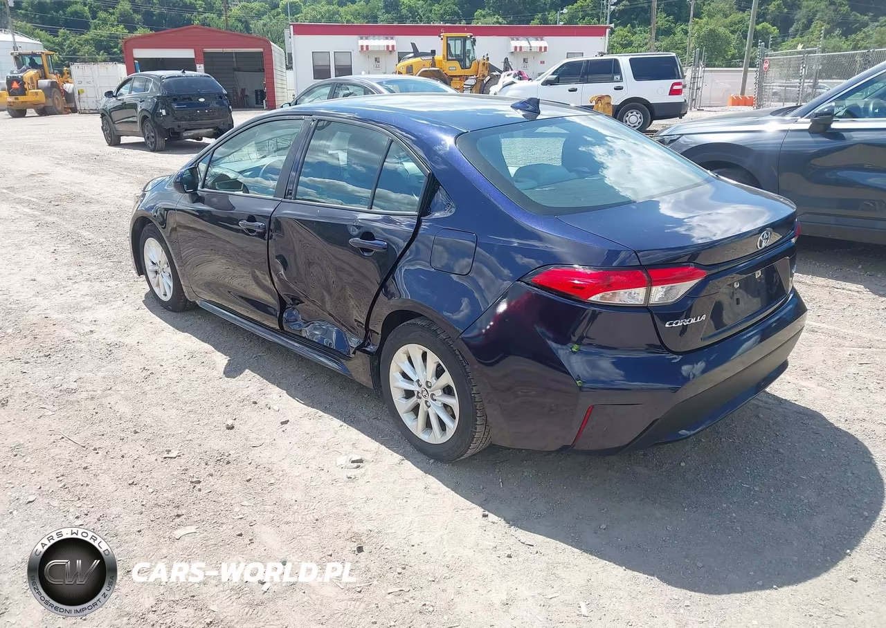 2021 Toyota Corolla Le VIN:5YFVPMAE3MP155141 - 3