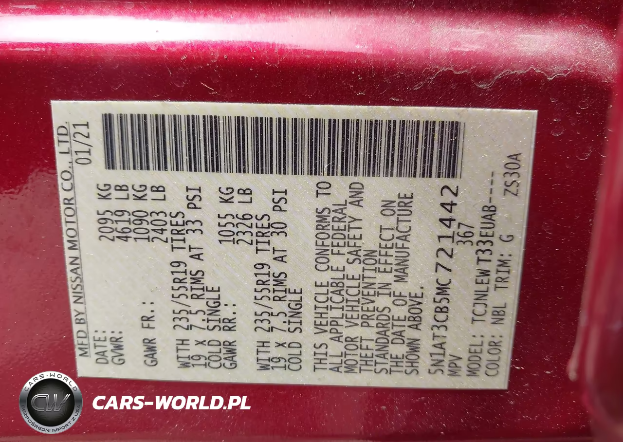 2021 Nissan Rogue Sl Intelligent Awd VIN:5N1AT3CB5MC721442 - 9