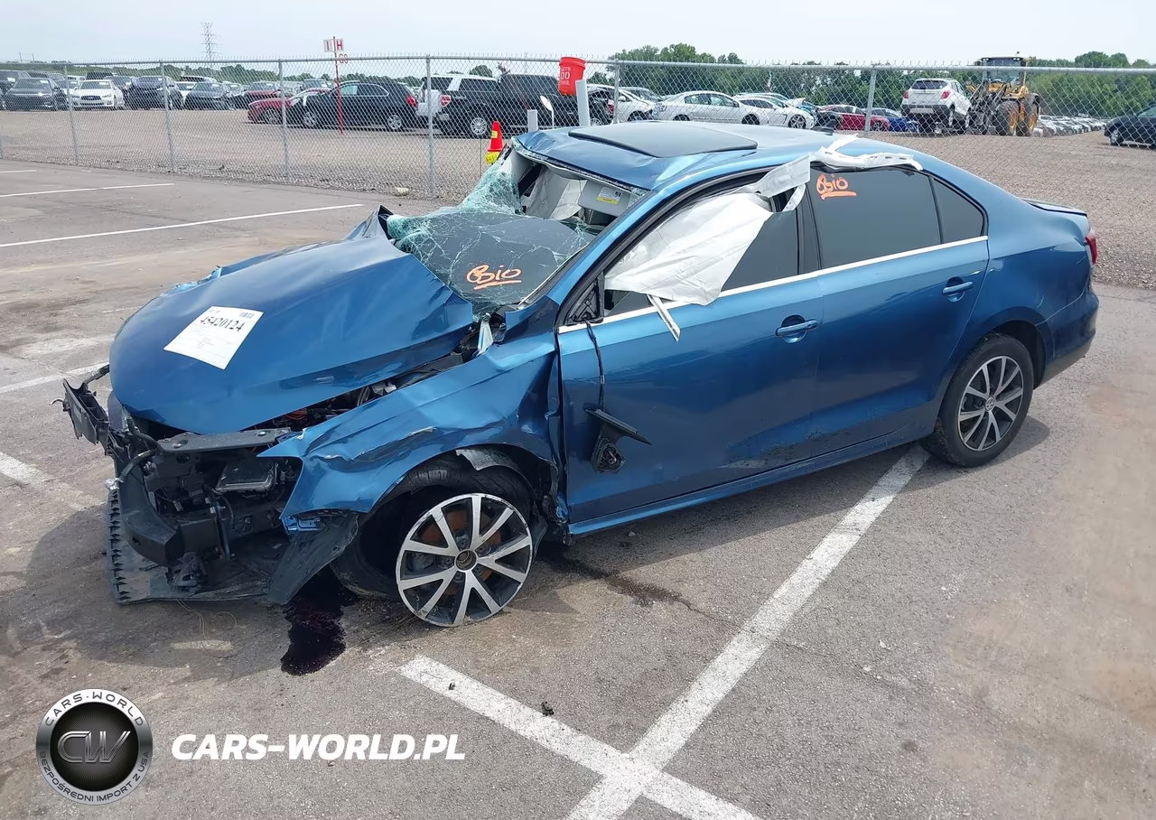 2017 Volkswagen Jetta 1.4T Se VIN:3VWDB7AJ1HM412834 - 2