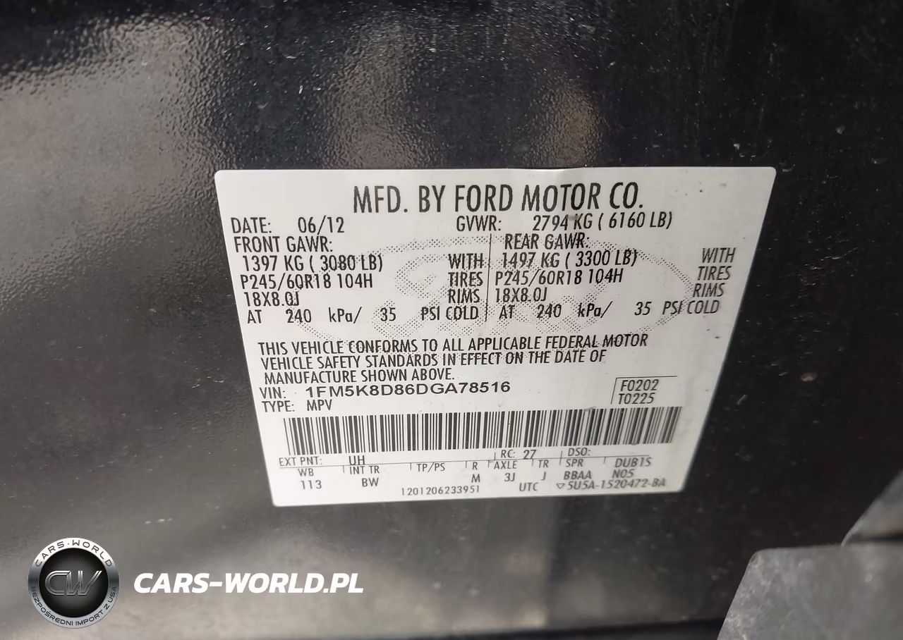 2013 Ford Explorer Xlt VIN:1FM5K8D86DGA78516 - 9