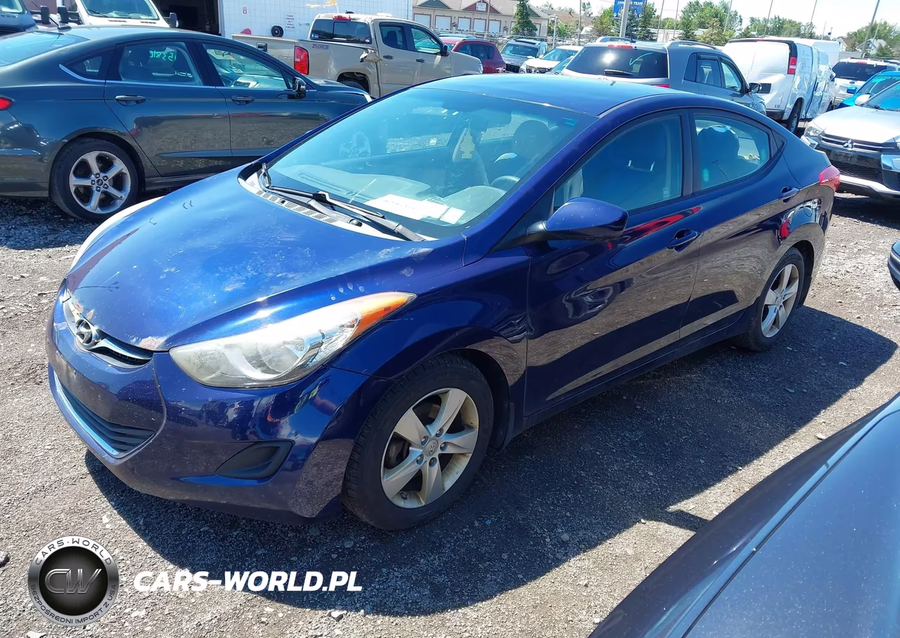 2013 Hyundai Elantra Gls VIN:5NPDH4AE0DH374077 - 2