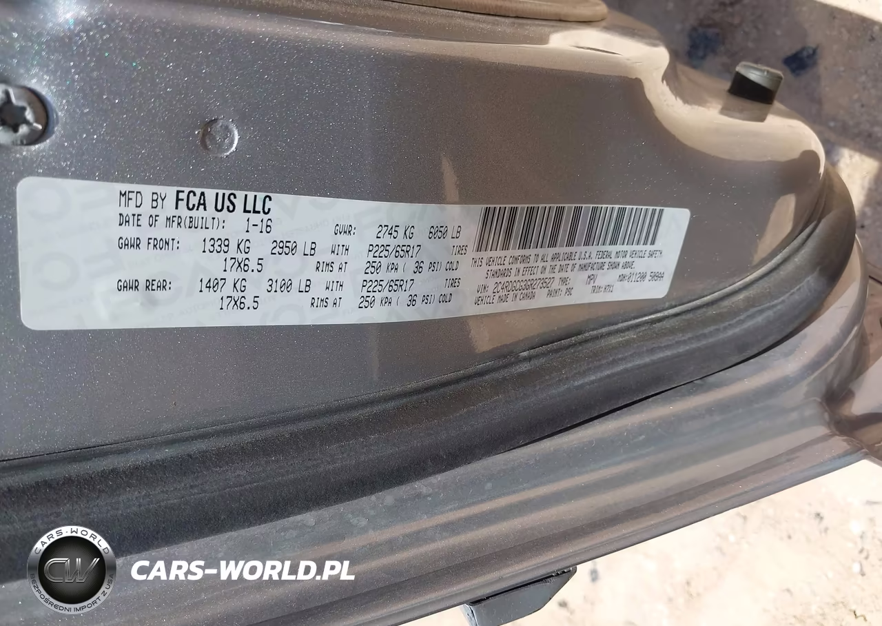 2016 Dodge Grand Caravan Sxt VIN:2C4RDGCG3GR273527 - 9