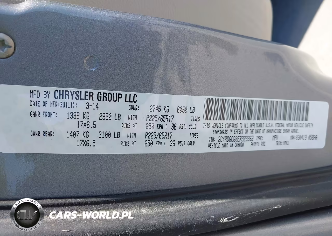 2014 Dodge Grand Caravan Sxt VIN:2C4RDGCG0ER323362 - 9