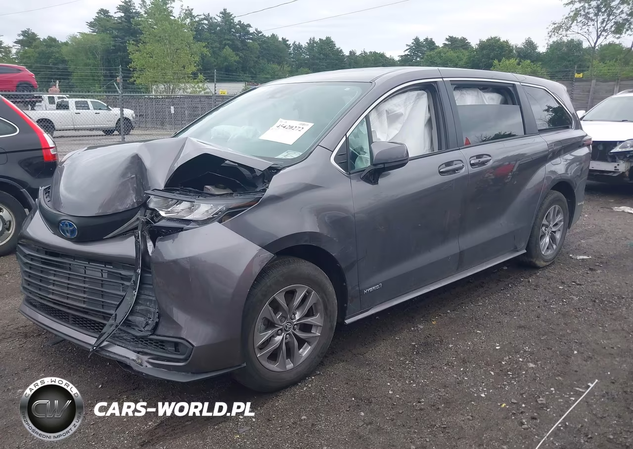 2021 Toyota Sienna Le VIN:5TDKRKECXMS056544 - 2