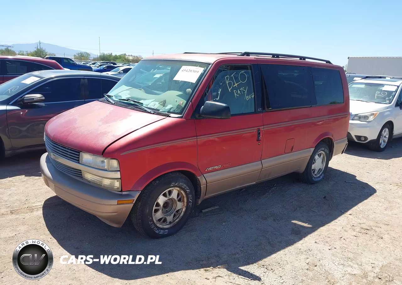 1998 Chevrolet Astro Passenger VIN:1GNEL19W7WB155658 - 2