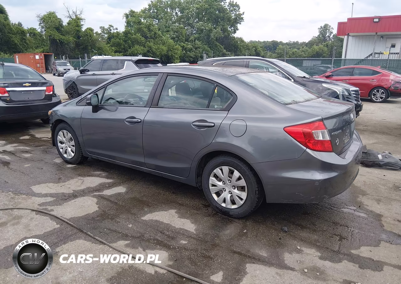 2012 Honda Civic Lx VIN:19XFB2F55CE387658 - 3