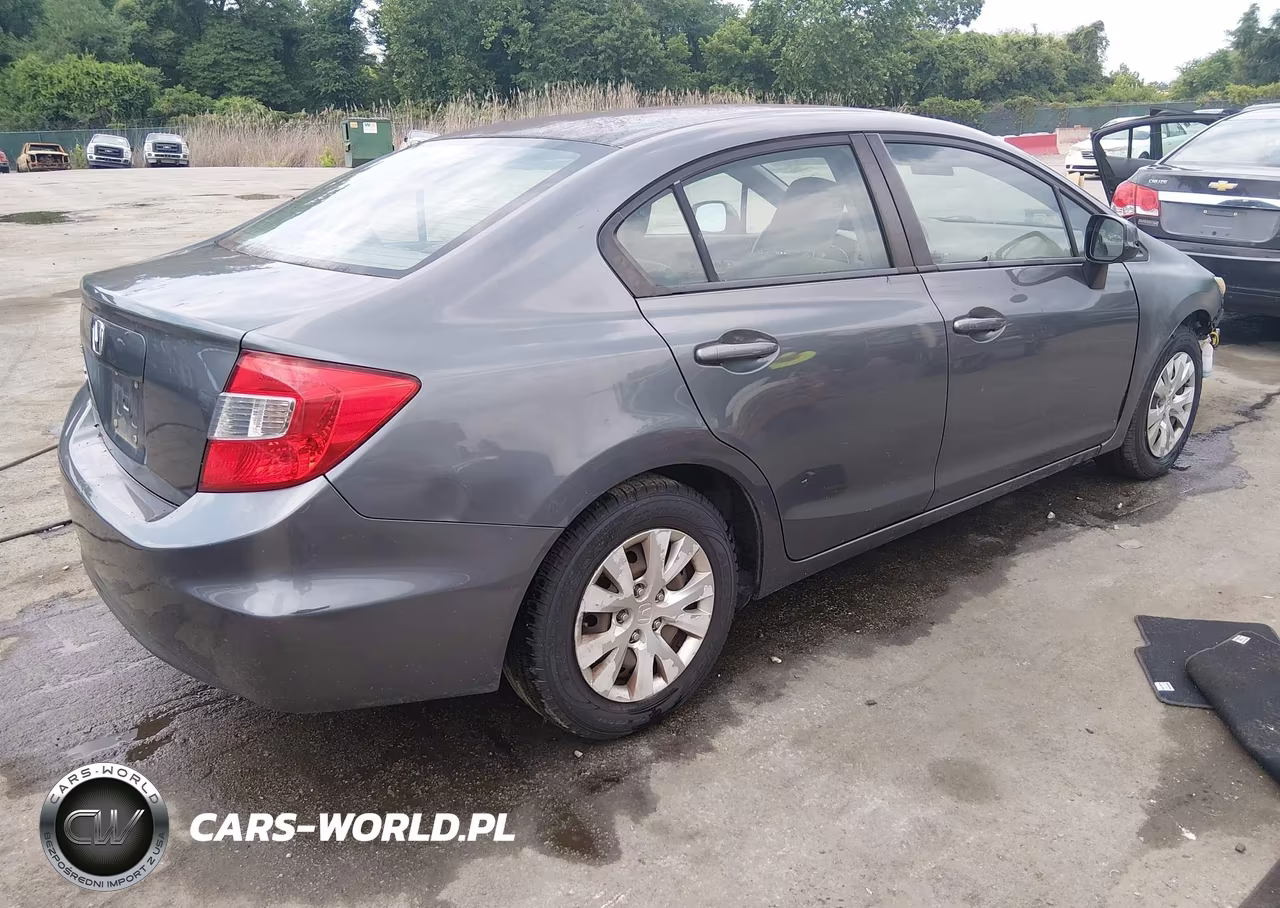2012 Honda Civic Lx VIN:19XFB2F55CE387658 - 4