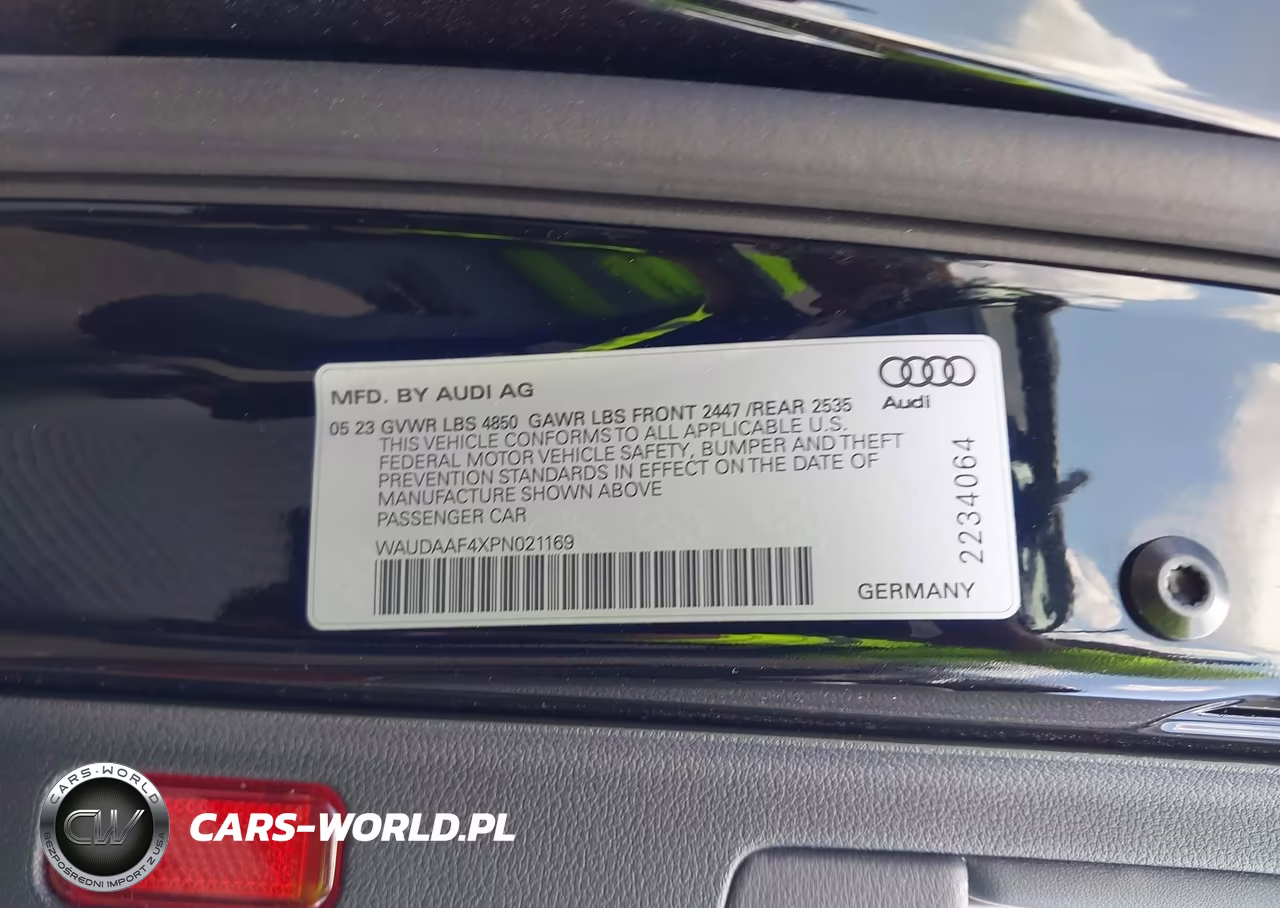 2023 Audi A4 Premium 45 Tfsi S Line Quattro S Tronic VIN:WAUDAAF4XPN021169 - 9