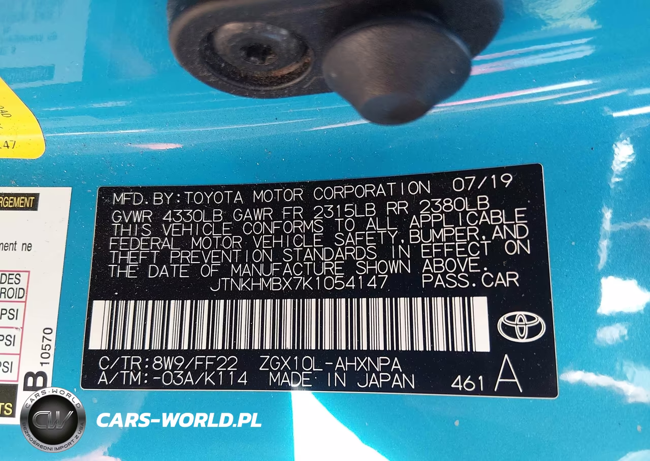 2019 Toyota C-Hr Xle VIN:JTNKHMBX7K1054147 - 9