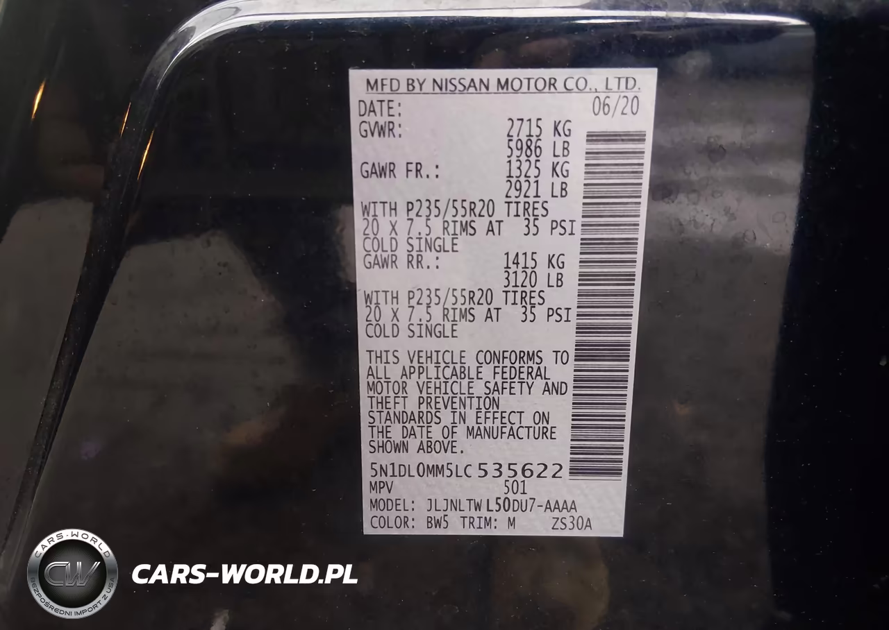 2020 Infiniti Qx60 Luxe Awd VIN:5N1DL0MM5LC535622 - 9