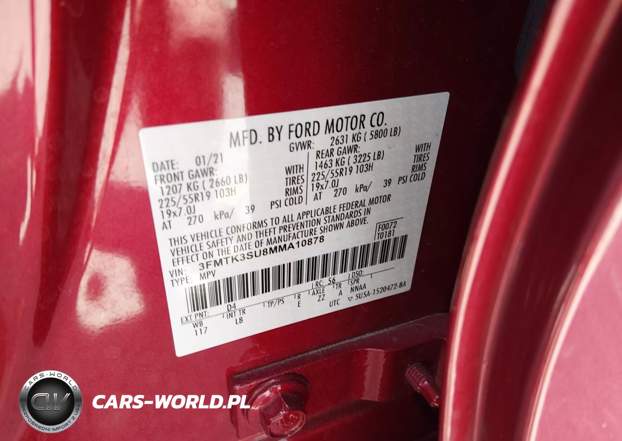2021 Ford Mustang Mach-E Premium VIN:3FMTK3SU8MMA10878 - 9