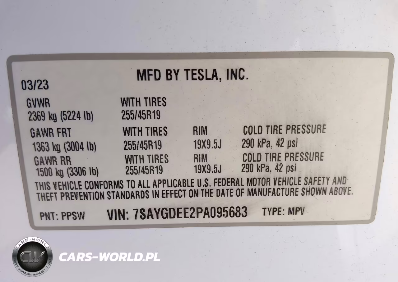 2023 Tesla Model Y Awd-Long Range Dual Motor All-Wheel Drive VIN:7SAYGDEE2PA095683 - 9