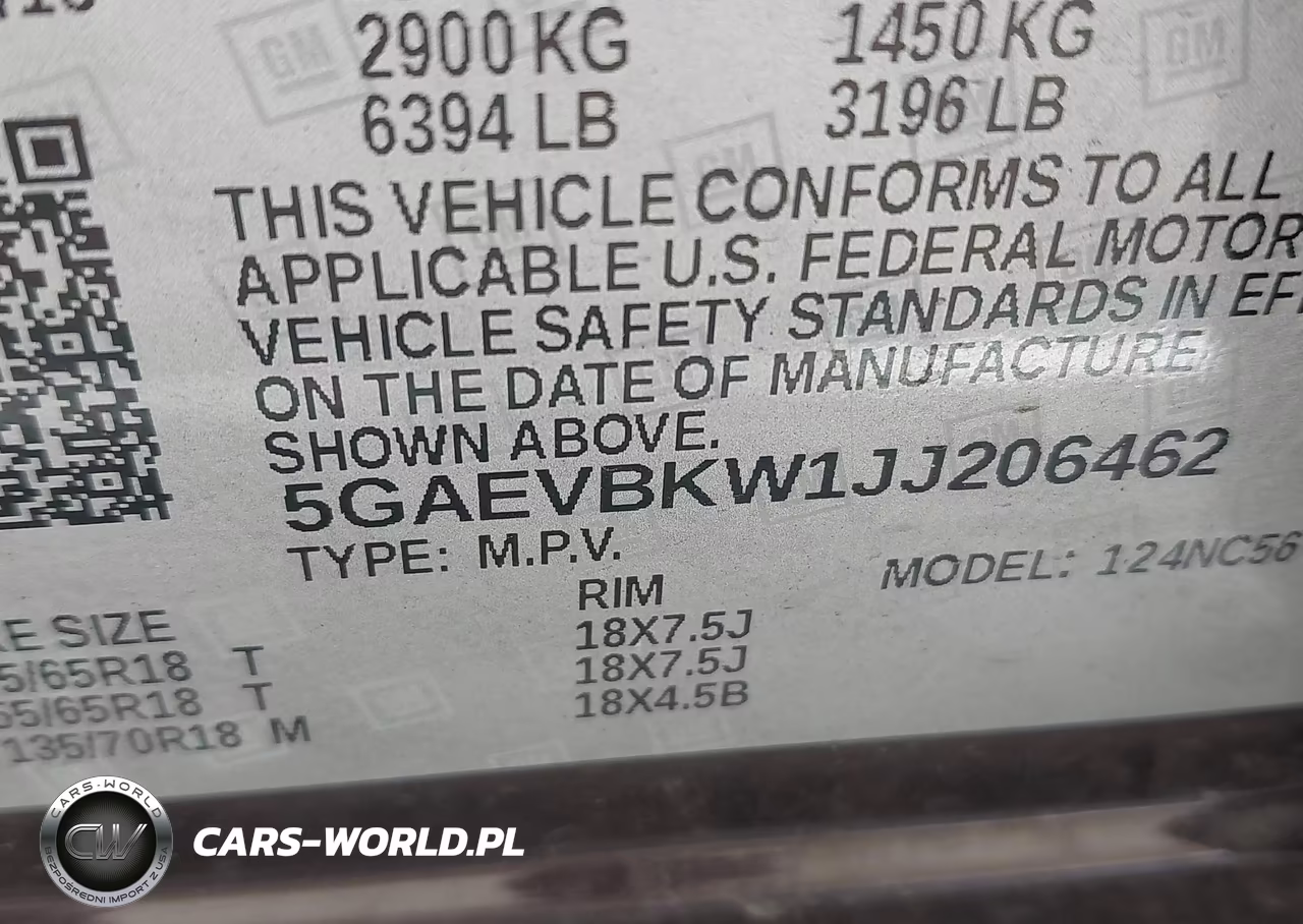 2018 Buick Enclave Premium VIN:5GAEVBKW1JJ206462 - 9