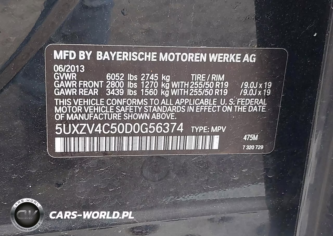 2013 BMW X5 xDrive35I-xDrive35I Premium-xDrive35I Sport Activity VIN:5UXZV4C50D0G56374 - 9