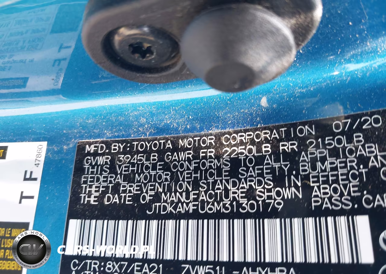 2021 Toyota Prius Limited VIN:JTDKAMFU6M3130179 - 9