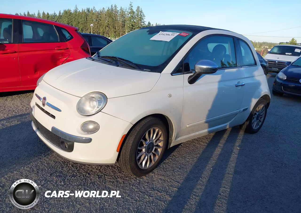 2012 Fiat 500C Lounge VIN:3C3CFFER2CT139872 - 2