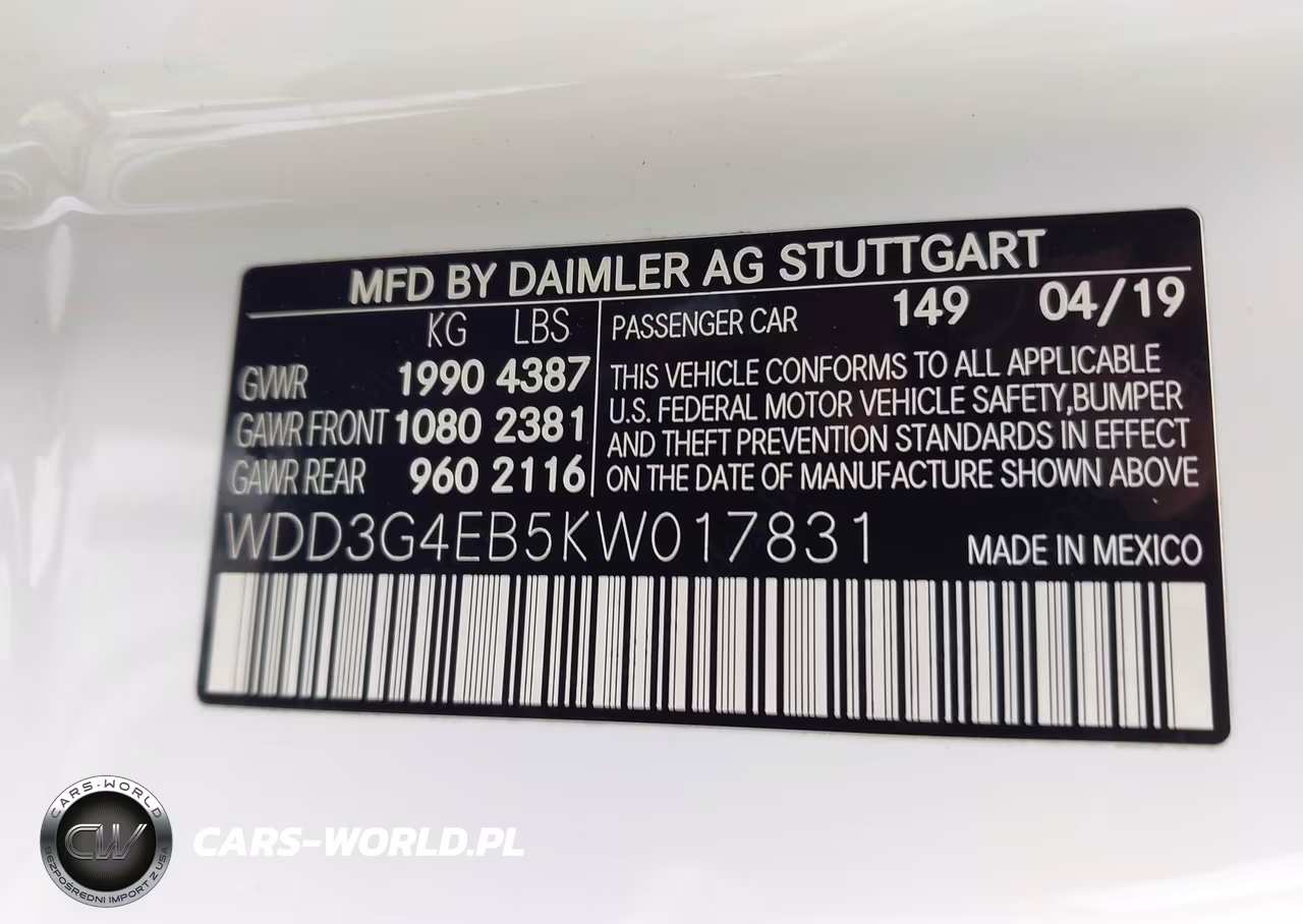 2019 Mercedes-Benz A 220 VIN:WDD3G4EB5KW017831 - 9