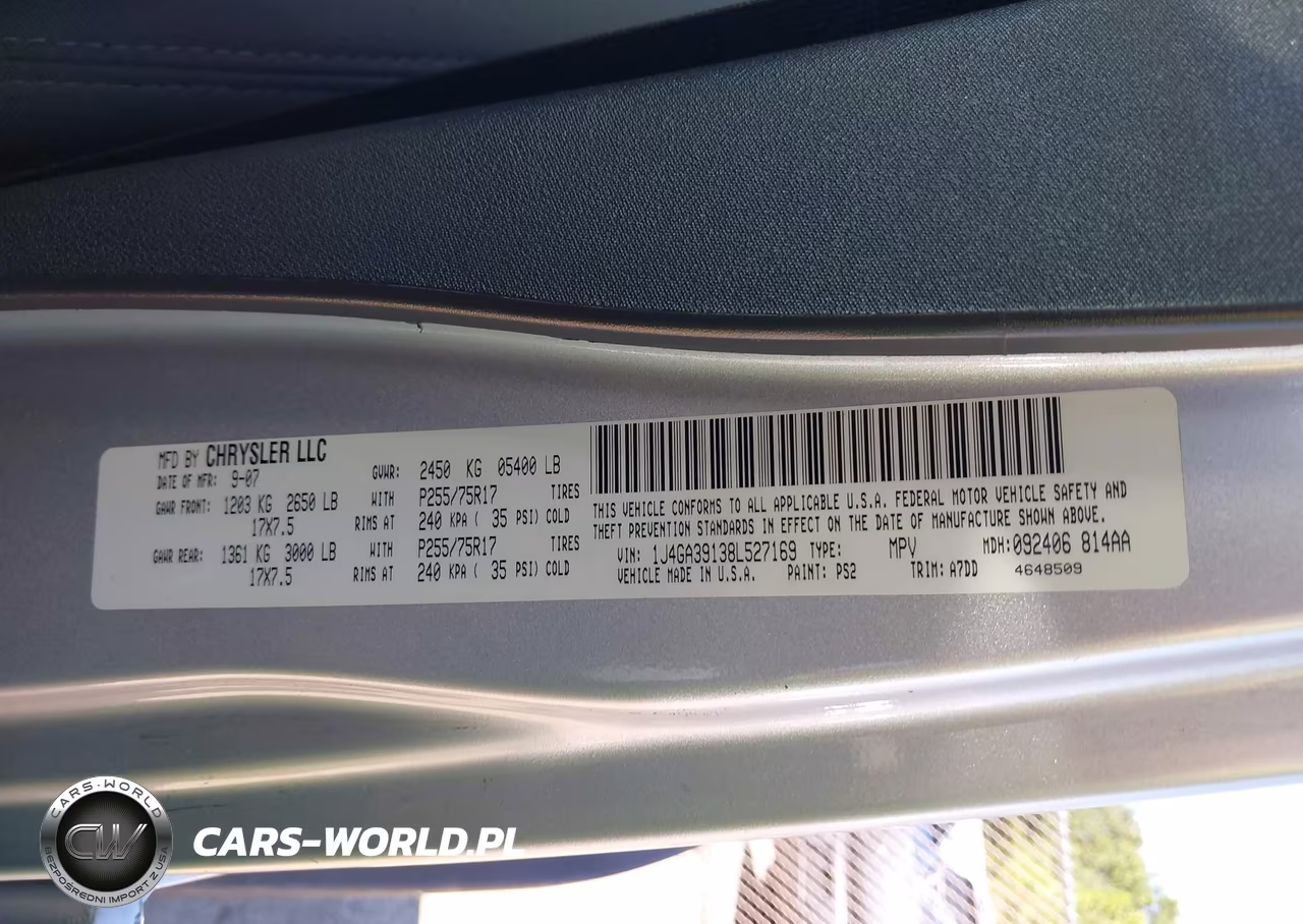 2008 Jeep Wrangler Unlimited X VIN:1J4GA39138L527169 - 9