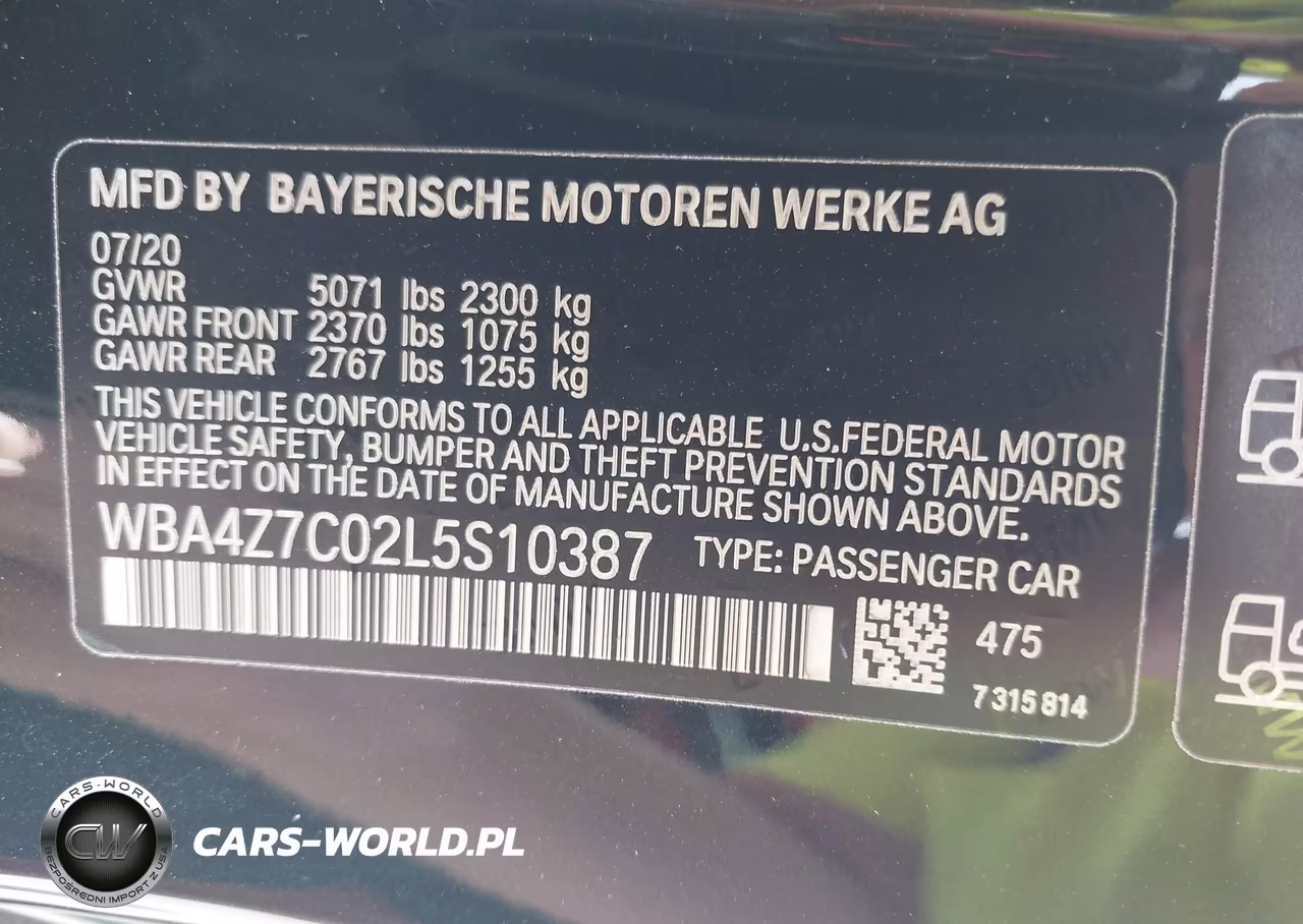 2020 BMW 440I xDrive VIN:WBA4Z7C02L5S10387 - 9