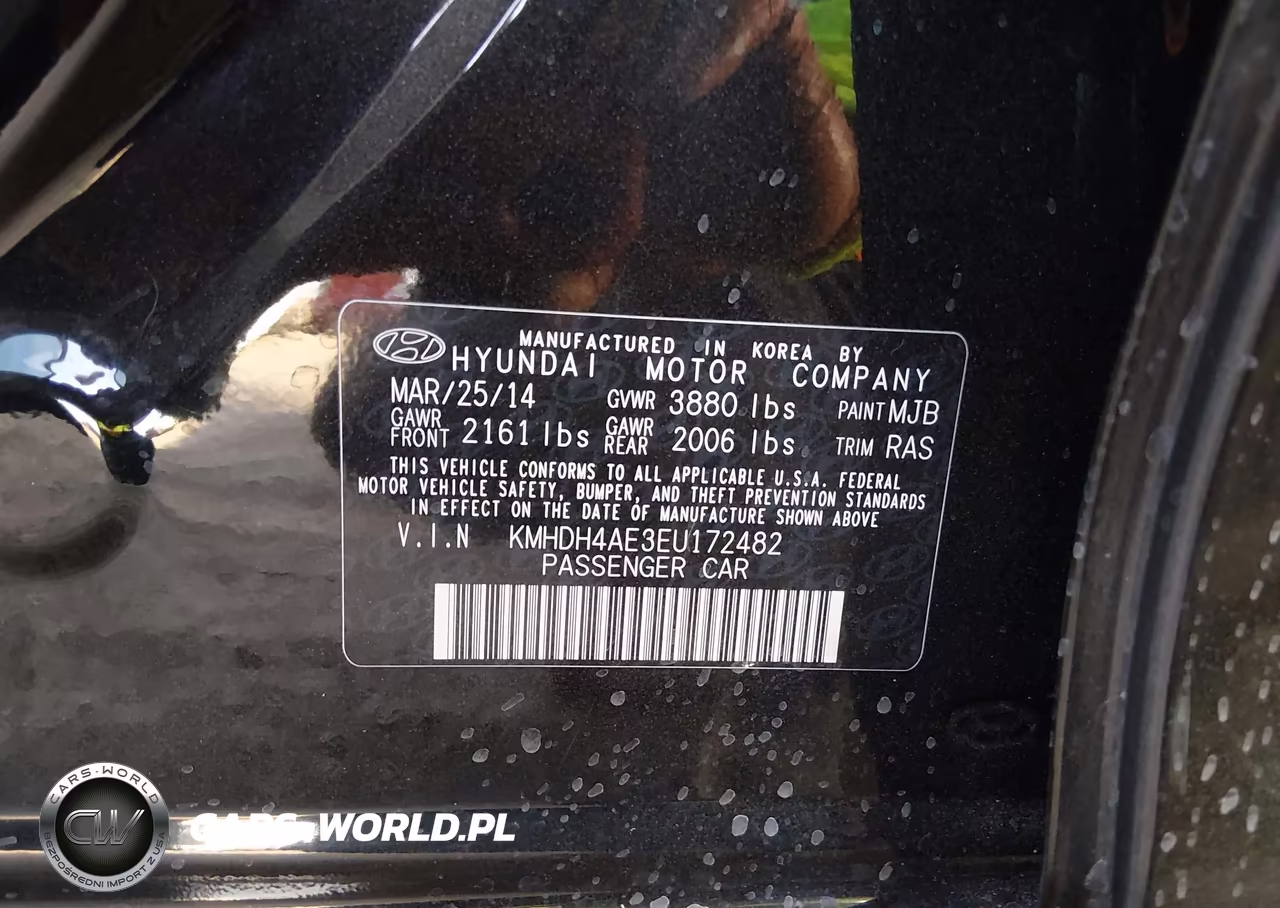 2014 Hyundai Elantra Se VIN:KMHDH4AE3EU172482 - 9