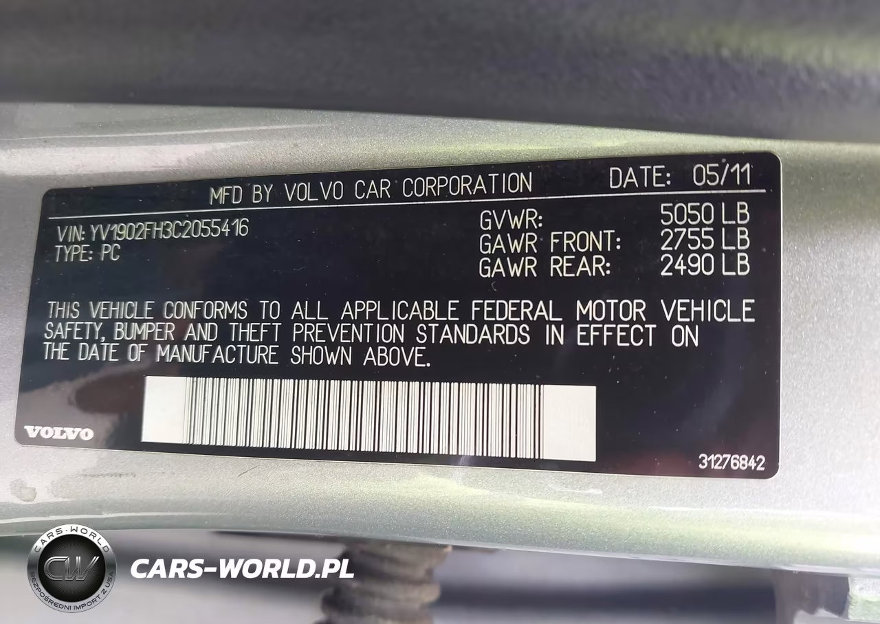 2012 Volvo S60 T6 VIN:YV1902FH3C2055416 - 9