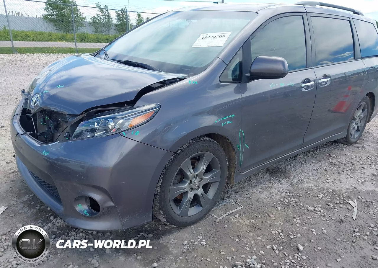 2015 Toyota Sienna Se 8 Passenger VIN:5TDXK3DC3FS565220 - 2