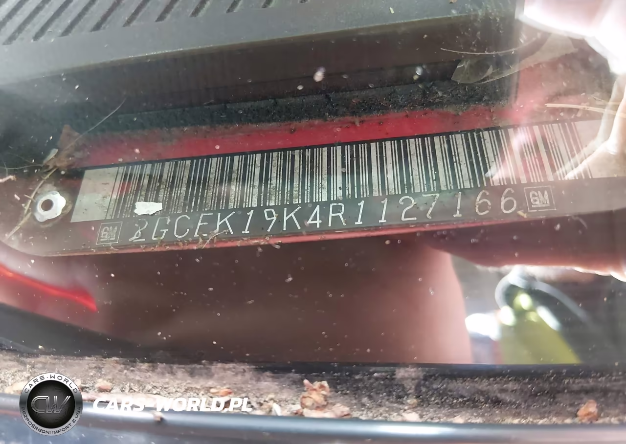 1994 Chevrolet Gmt-400 K1500 VIN:2GCEK19K4R1127166 - 9