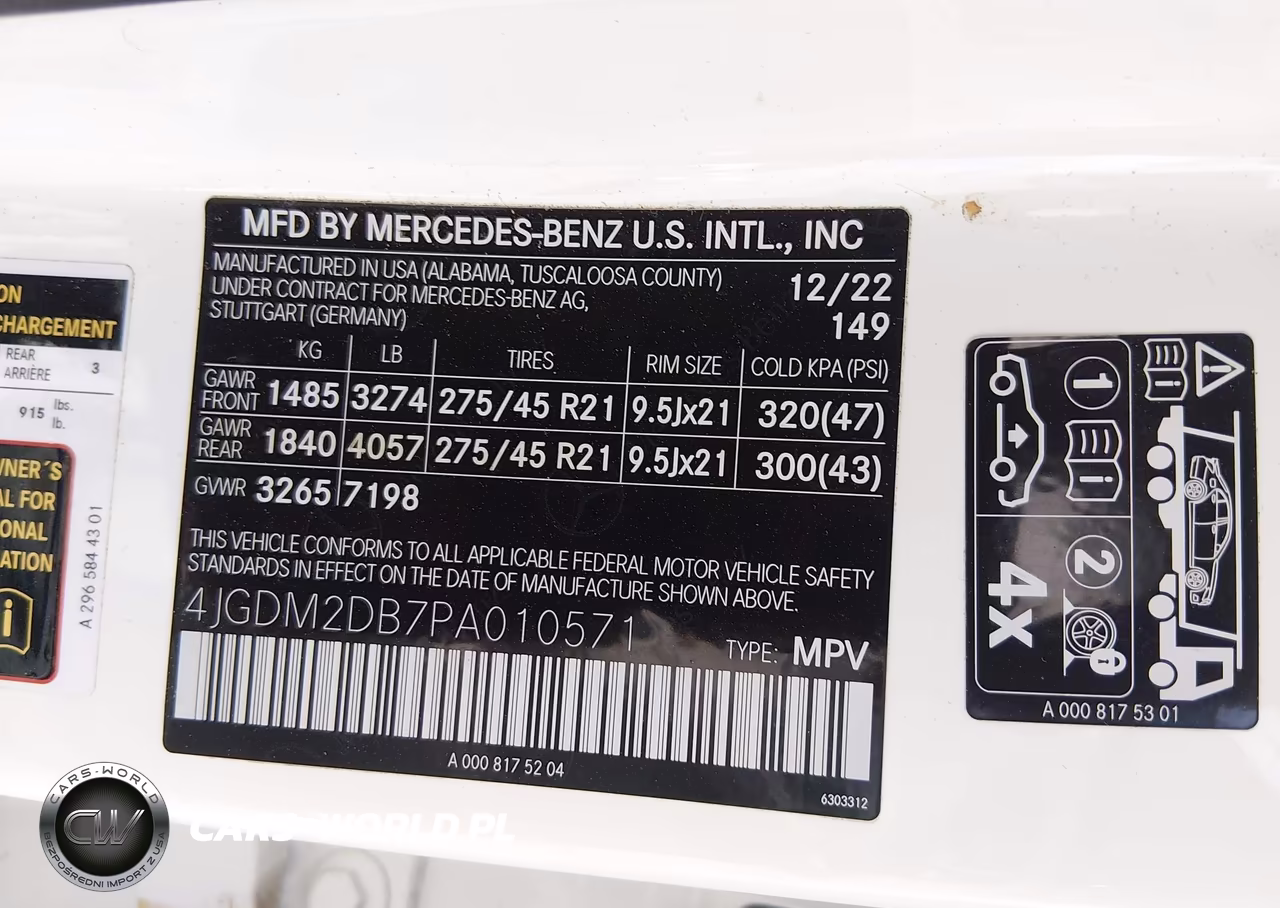 2023 Mercedes-Benz Eqs 450+ Suv VIN:4JGDM2DB7PA010571 - 9