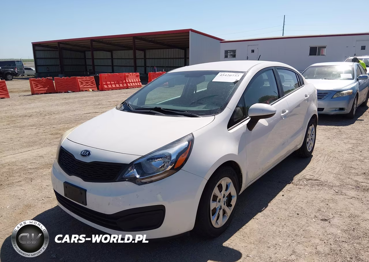 2014 Kia Rio Lx VIN:KNADM4A35E6356242 - 2