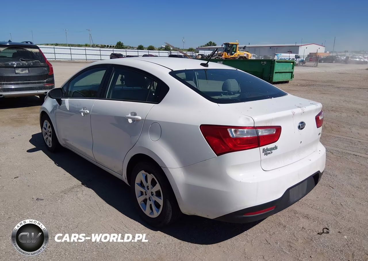 2014 Kia Rio Lx VIN:KNADM4A35E6356242 - 3